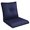Blue, variant on Outdoor Chair Cushions Set, 22x24 Inch Waterproof Deep Seat Cushions for Outdoor Furniture, High Resilience Foam Patio Furniture Cushions with 22x22 Back Cushion for Chair Sofa Couch, Navy Blue