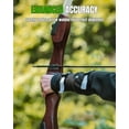 thumbnail image 2 of 8 Pcs Arrow Rest for Recurve Bows, Right Hand Archery Arrow Rest with Adhesive Back, Plastic Recurve Bow Arrow Rest, Recurve Bow Accessories for Hunting Shooting Targeting, Black, 2 of 7