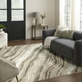 thumbnail image 6 of Nourison Eco-Friendly 7'10" x 9'10" Beige Grey Modern Indoor Rug, 6 of 9