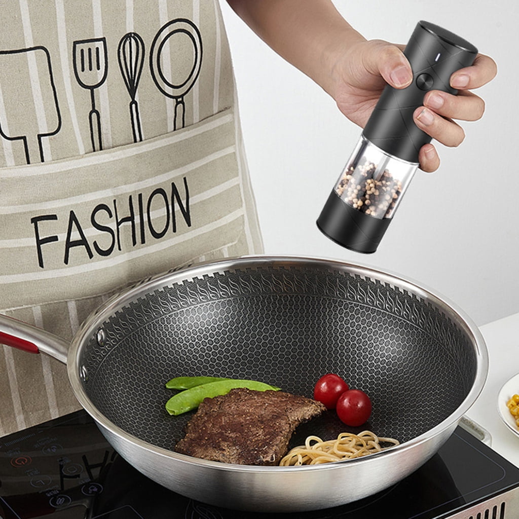 Electric Coffee Pepper Grinder Cordless Operation Multipurpose Kitchen Salt Mill