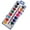 16-color heart shape, variant on Heart Shaped Watercolor Paint Set with Brush for Kids & Adults, 8/12/16 Color Washable Mini Paint Kits for Valentines Day Party Favors, School Classroom Art Supplies