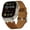 Redbrown, variant on Leather Band Compatible for iWatch Series 10 9 8 7 6 5 4 3 SE 2 1 42/44/45/46mm Men Women, Premium Genuine Leather Strap Band with Vintage Edge Stitching for Apple Watch Ultra 2/1 49mm Band,Blackbrown