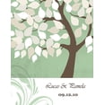 thumbnail image 2 of MuralMax - His & Hers Personalized Canvas Wall Art - Custom Romance Tree With Couples Names & Date - Gifts For Milestone, Newlyweds, Wedding Anniversary, Housewarming - Green - Size 12 x 10, 2 of 6