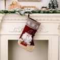 thumbnail image 6 of Xuniizn Christmas Stockings Bulk, Assorted Festive Xmas Stockings for Fireplace Mantel Decor, Traditional Holiday Ornaments, Christmas Decorations for Home, Cloth, Red, 6 of 7