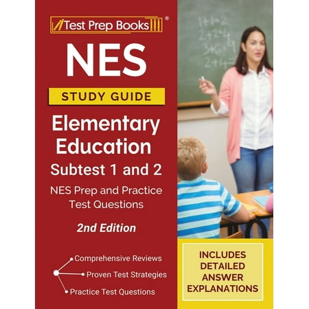 UPC: 9781628459234 | NES Study Guide Elementary Education Subtest 1 and 2: NES Prep and Practice Test Questions [2nd Edition] (Paperback)