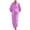 Purple, variant on Womens Dresses Mandarin Collar Button Front with Side Pockets and Relaxed Resort Maxi Dress (Light Blue S)
