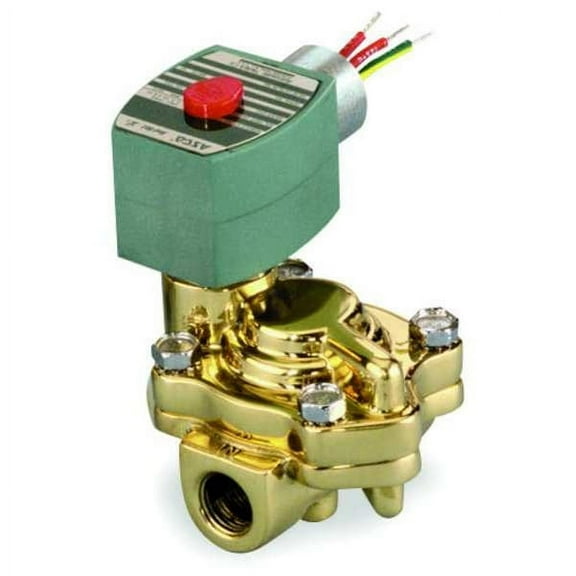 Redhat Slow Closing Solenoid Valve,Brass,NC 8221G005