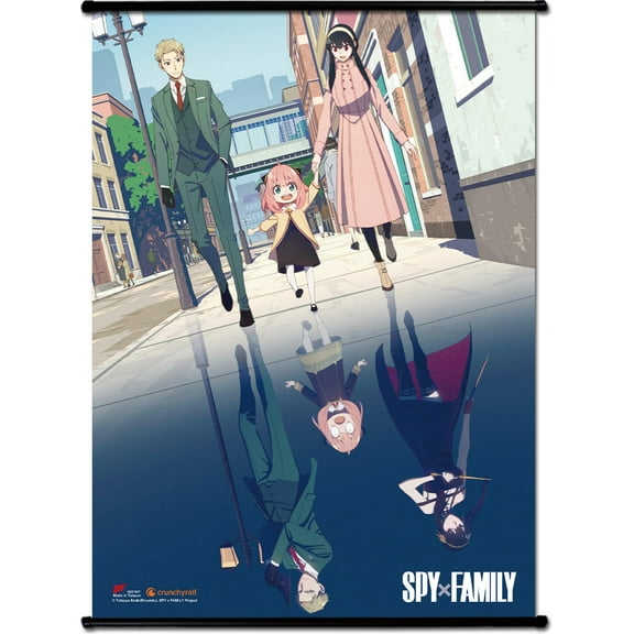 Spy X Family - Group Day And Night Wall Scroll