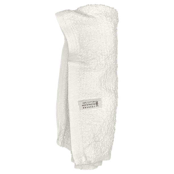 360 Pack 17 x 20 White 100 Cotton Bar Mop Rags 24 OZ Weight Per