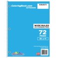 thumbnail image 1 of Wide Ruled Blue Notebook 72 Pages, 1 of 3