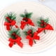 thumbnail image 3 of Lote mínimo de 50 agujas de pino navideñas mini ramas de agujas de pino bayas de frutos rojos navideños piñas accesorios de decoración para árboles de Navidad 8 cm se ANGGREK  Otros, 3 of 8