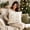Beige, variant on Talqzovs Christmas Decorative Throw Pillows , 18x18 Gingerbread House Embroidered Cushions for Sofa Couch Bed Living Room Indoor Xmas Home Decor