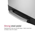 thumbnail image 6 of Innovaze 14.5 Gallon Trash Can, Stainless Steel Rectangular Step on Kitchen Garbage Can, Silver, 6 of 8