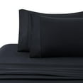 thumbnail image 3 of Marina Decoration 600 Thread Count Ultra Soft Deep Pocket Hotel Standard Solid Bedding Long Staple Percale Cotton All Season Sheet Set with Pillowcase, 3 of 7