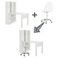 thumbnail image 4 of South Shore Annexe Computer Desk with Chair in Pure White, 4 of 5