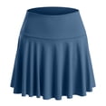 thumbnail image 6 of larppty High Waisted Tennis Skirt for Women Skorts Skirts with Pockets Casual Modest Long Golf Athletic Running（Navy， XL）, 6 of 8