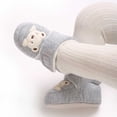 thumbnail image 2 of Glisme Winter Baby Shoes Soft Soled Boots For Boys And Girls Snow Boots Newborn Walking Shoes Versatile Grey Boots Size 1-8 Months, 2 of 7
