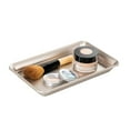 thumbnail image 2 of mDesign Metal Storage Organizer Tray for Bathroom Vanity Countertop, Satin, 2 of 7