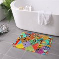 thumbnail image 6 of Kdxio Dancing African Womans,16" x 24", Non-Slip Front Door Mats,Outdoor Welcome Mat Washable, 6 of 9