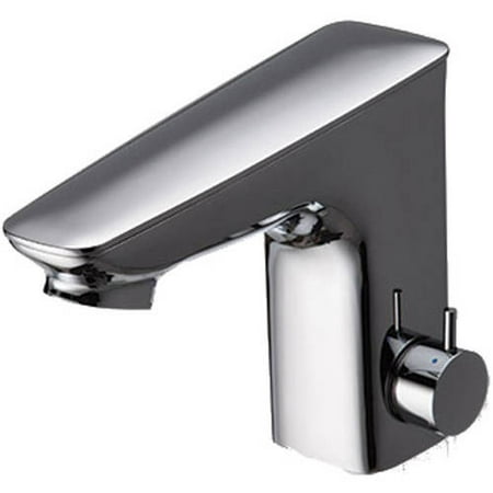 Toto Ecopower Electronic Faucet Toto TEL5LI15R#CP Integrated EcoPower Faucet with Thermal Mixing and 15 Second Discharge, Polished Chrome ()