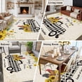 thumbnail image 5 of 8x10 Area Rugs for Living Room, Country Kitchen Sunflowers Non Slip Area Rugs for Kitchen Bedroom Entryway, Rustic Truck Vintage Farmhouse Washable Carpet Runner Rug Floor Mats for Bedroom Home Decor, 5 of 8