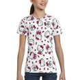 thumbnail image 5 of Hello Kitty T Shirts For Girls Boys, 3d Print Cartoon Graphics T Shirt, Youth Crewneck T-Shirt, Unisex Short Sleeve Top Tees Age 4-16 Years, 5 of 7