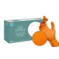 thumbnail image 1 of Guantes desechables de nitrilo ASAP T-Grip, color naranja, sin látex, 50 unidades, 1 of 6