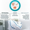 thumbnail image 5 of White SMS Isolation Gowns, 35 GSM Elastic Wrists & Ties, 25 Count, 3XL, 5 of 9