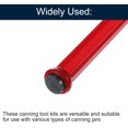 thumbnail image 4 of uxcell 4 Pieces Magnetic Lid Lifter Canning Kits, Magnetic Canning Lids for Pots, Canning Supplies, Red, 4 of 7