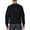Black, variant on Gildan Mens Heavy Blend Crewneck Sweatshirt, L, White