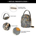 thumbnail image 4 of FORMRS Crossbody Bag for Women Quilted Travel Shoulder Cell Phone Purse with Chain Strap Handbag, Halloween Dancing Skeleton, 4 of 7