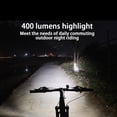 thumbnail image 5 of Bicycle Front Light Rechargeable Bike Headlight Waterproof LED Front Light Fits Mountain Road Bike Kids Men Cycling Commuter, 5 of 5