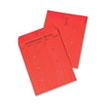 thumbnail image 2 of Quality Park Enveloppes Ouvertes, String-and-Button Closure, Portefeuille, Refermable, US No 13, 10 Po x 13 Po, Rouge, 100 Unités, 2 of 3