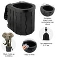 thumbnail image 4 of Hengguang Portable Camping Toilet, Outdoor Emergency Folding Toilet with Cover Adult Portable Potty Travel Toilet for Hiking, RV Trips, Road Trips, Beaches, Traffic Jams, Travel, Outdoors(Black), 4 of 7