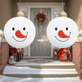thumbnail image 6 of JoyMoreHome Christmas Large Inflatable Balloon Decor, Durable Snowman Pattern Balloon, Indoor Outdoor Decoration for Garden, Yard, Porch, Holiday Party, 6 of 9