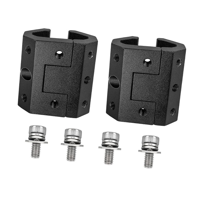 Clip de riel para caja de herramientas, clip de esquina negro, reemplazo ligero profesional, adaptador de riel resistente, adaptador de montaje