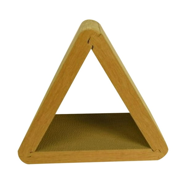 Rascador triangular protector de muebles, poste rascador multifuncional, tablero triangular para gatos, para que descansen los gatitos.