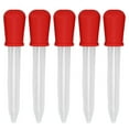 thumbnail image 2 of DIY Dropper, 5ml 120mm Transfer Pipettes Easy  Safe Use  For Food Decoration For Essential Oil Red, 2 of 8