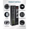 thumbnail image 1 of AKDSteel 5-6 Gun Safes for Rifles and Pistols, Quick Access Rifle Safe Gun Cabinet with Storage Cabinet, Removable Shelf, Pistol Lock Box, and Keypad, for Home Office, 1 of 7