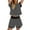 Black, variant on hotojiny Women Tracksuit 2 Piece Outfits Summer Casual Short Sleeve Tops and Wide Leg Shorts Matching Set Workout Sets