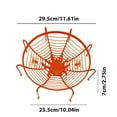 thumbnail image 2 of HongHeng Spider Web Halloween Candy Bowl Halloween Decorations Indoor Table Desk Home Decor Haunted House Trick Or Treat Party Supplies Favors Basket Candy Dish Plastic, 2 of 5