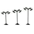 thumbnail image 2 of lionlar 3x T- Shape Jewelry Earring Display Stand Holder Showcase Organizer Earring Tree Black-Wave, 2 of 9
