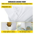 thumbnail image 5 of KFFKFF 50 Pcs White Chair Covers Polyester Spandex Chair Cover Stretch Slipcovers for Wedding Party Dining Banquet Chair Decoration Covers, 5 of 7