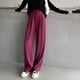 thumbnail image 1 of Pantalones de pierna ancha holgados de cintura alta informales para mujer primavera otoño nueva mujer hasta el suelo trajes blancos pantalones largos de mujer Tan Jianjun unisex, 1 of 2