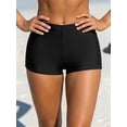 thumbnail image 5 of Charmo Swim Shorts for Women Stretchy Board Shorts Solid Tankini Bottoms Sport Swimsuit Bottoms, 5 of 5