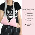 thumbnail image 1 of Arm Arm Support ,Arm Sling, 1 Child Adult Arm Shoulder Support Sprained Brace Strap Stretch Cloth 2 Colors Adjustablepink, 1 of 6