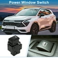 thumbnail image 2 of Interruptor de ventana eléctrica Unique Bargains para Kia Sportage 2011-2017 Interruptor de control de ventana ABS negro lado trasero izquierdo y derecho, 2 of 7