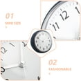 thumbnail image 3 of Waterproof Shower Clock Bath Shower Wall Clock with Suction Cup for Restroom, 3 of 8
