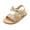 BC216-Glitter Gold, variant on Toddler Girl Gold Sandals Size 8 Easter Flower Girl Dress Shoes Open Toe Little Kid Summer Flats