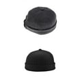 thumbnail image 1 of 2pcs Hombres Mujeres Retro Docker Leon Beanie Cap Sombrero de Gorra Sombrero de mecánico, 1 of 7